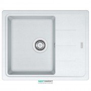Мойка для кухни Franke Basis BFG 611-62 врезная оборотная Fragranite белый 114.0272.599