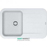 Мойка для кухни Franke Pebel PBG 611-78 врезная оборотная Fragranite белый 114.0258.049