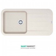 Мойка для кухни Franke Pebel PBG 611-97 врезная оборотная Fragranite ваниль 114.0306.750