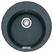 Мойка для кухни Franke Ronda ROG 610 врезная круглая Fragranite графит 114.0254.795