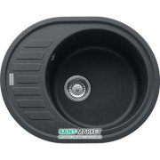Мойка для кухни Franke Ronda ROG 611-62 врезная оборотная Fragranite графит 114.0251.446