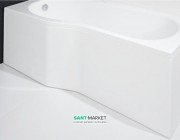 Панель для асимметричной ванны Jika Tigo фронтальная левая H2962930000001