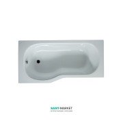 Ванна акриловая Jika Tigo 160х80 см асимметричная встраиваемая левая H2212100000001