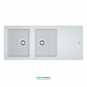 Мойка для кухни Franke Basis BFG 621 врезная оборотная Fragranite белый 114.0367.616