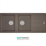 Мойка для кухни Franke Basis BFG 621 врезная оборотная Fragranite шторм 114.0367.651