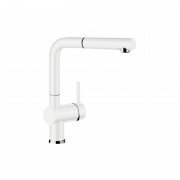 Смеситель для кухни Blanco Linus-S однорычажный  керамика  матовый белый 516711
