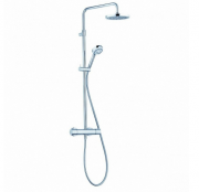 Душевая система с термостатом для душа  KLUDI LOGO DUAL ручная лейка 3S латунь хром 680920500
