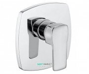 Смеситель встраиваемый для душа Kludi Q-Beo однорычажный внешняя часть 506550565