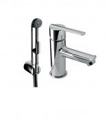 Змішувач для раковини Tres Flat-Tres з гігієнічним душем 181113