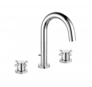 Смеситель для раковины Kludi BOZZ на три отверстия двухвентильный хром 383930520