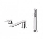 Смеситель однорычажный на борт ванны с душем Tres Project-Tres хром 21116101