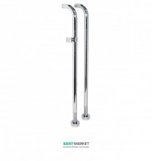 Колони підлогові Tres для установки змішувача для ванни хром 161194