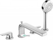 Смеситель для ванны и душа Kludi TERCIO на 4 отверстия хром 384230575