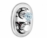 Змішувач вбудовується для душа Kludi Adlon змішувач з термостатом хром 5172005G5