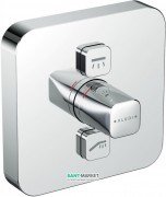 Змішувач для душа вбудовується Kludi Push прямокутний верхня частина з механізмом для двох джерел води хром 386110538