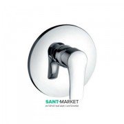 Смеситель для душа встраиваемый Kludi Tercio внешняя часть однорычажный хром 386560575