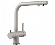 Смеситель для кухни Blanco FONTAS II SILGRANIT 2в1 для обычной и фильтрованной воды  жемчужный 523138