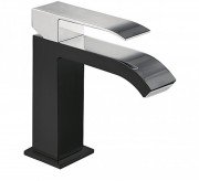 Змішувач для раковини одноважеля Tres Cuadro Tres хром / чорний 00610101NED