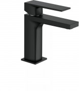 Смеситель для раковины однорычажный GRB Kala Black с донным клапаном черный 60512601