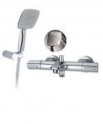 Змішувач з термостатом двухвентильний GRB Winner для ванни з душем хром 44215440