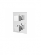 Змішувач з термостатом прихований (вбудований) GRB Kala хром 50130520