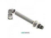 Комплект для коаксиального дымохода Ariston с коленом для конденсационного котла 1000 мм ø 80/125 3318439