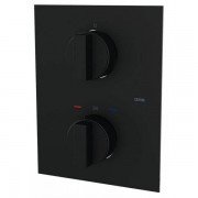 Змішувач з термостатом прихований (вбудований) GRB Kala Black чорний 60120601