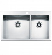 Мийка для кухні прямокутна Apell Amalthea чаша зліва нержавіюча сталь сатин SQ4530ISC