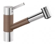 Змішувач для кухні Blanco Tivo-S SILGRANIT® змішувач хром / мускат 521709