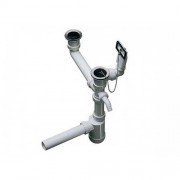 Відвідна арматура подвійна 1 ½ з переливом і сифоном Blanco 137980