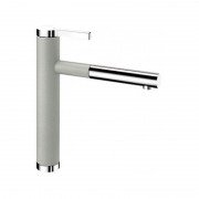 Смеситель для кухни Blanco LINEE-S однорычажный  выдвижной излив  хром  жемчужный 520745