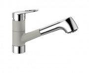 Смеситель для кухни Blanco Notis-S SILGRANIT® однорычажный жемчужный 523261