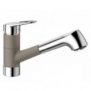 Смеситель для кухни Blanco Notis-S SILGRANIT® однорычажный серый беж 523259