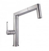 Смеситель для кухни Blanco Panera-S однорычажный нержавеющая сталь 521547