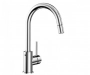 Змішувач для кухні Blanco Mida-S одноважільний висувний вилив хром 521454