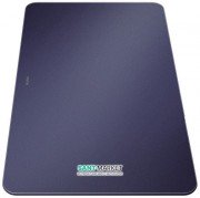 Обробна дошка прямокутна з безпечного скла Blanco темно-синя 232846