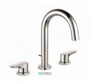 Змішувач для раковини Kludi Objekta Двохважеля з трьома отворами 323930575