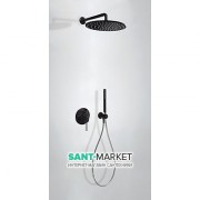 Душова система прихованого монтажу Tres колекція Study-Tres чорний 26298091TNE