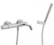 Смеситель с термостатом для ванны Tres коллекция Study Exclusive с душевым гарнитуром 26117001