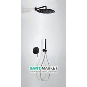 Душевая система скрытого монтажа Tres коллекция Study-Tres черный 26298091TNE