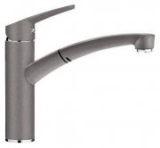 Смеситель для кухни Blanco Nea-S Silgranit однорычажный  выдвижной излив  алюметаллик 520299