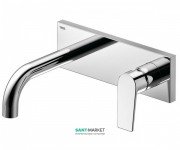 Змішувач для раковини одноважеля настінний прихований Tres Project-Tres хром 21120001