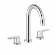 Змішувач для раковини Kludi Pure & Style Двохважеля на 3 отвори 403930575