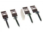 Спеціальний набір кріплення для установки мийок чаш SUBLINE з матеріалу SILGRANIT під цільну стільницю Blanco (4 кріпильних елемента) 220605