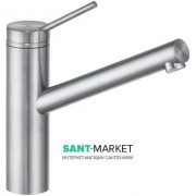 Однорычажный смеситель для кухни KLUDI TANGENTA  нержавеющая неполированная сталь 44904F875