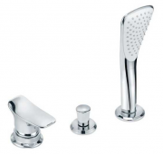 Одноважільний змішувач для ванни та душу DN 15 KLUDI AMBIENTA на 3 отвори хром 534480575