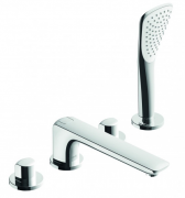 Змішувач для ванни Kludi Ameo двухвентильний на 4 отвори 414240530