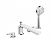 Змішувач для ванни і душа на 4 отвори Kludi Pure Solid хром 344230575