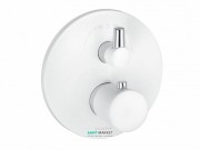 Вбудований термостат для ванни і душа KLUDI BALANCE зовнішня частина для 88011 білий / хром 528309175