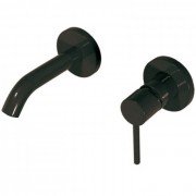 Змішувач одинважільний настінний прихованого монтажу Tres Study Exclusive чорний 26220080TNE